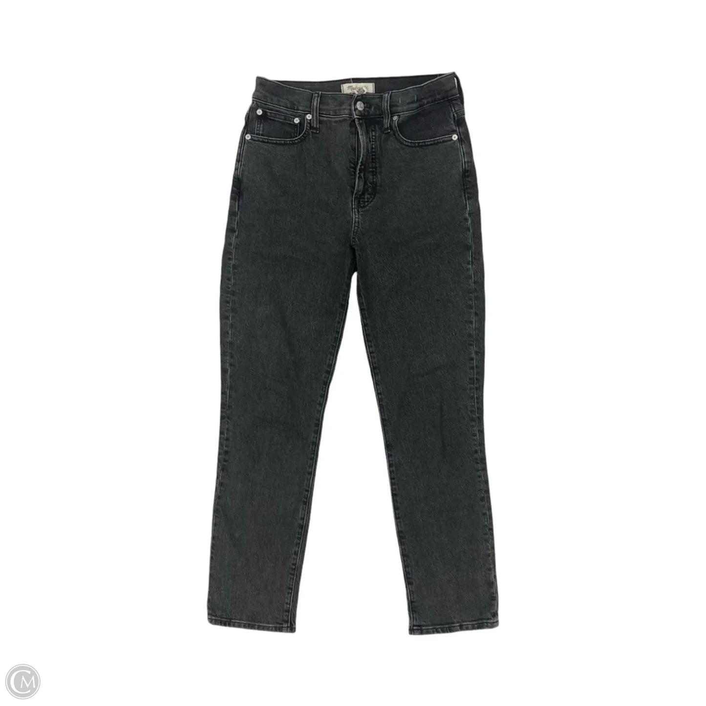 Jeans Skinny By Madewell In Black Denim, Size: 2
