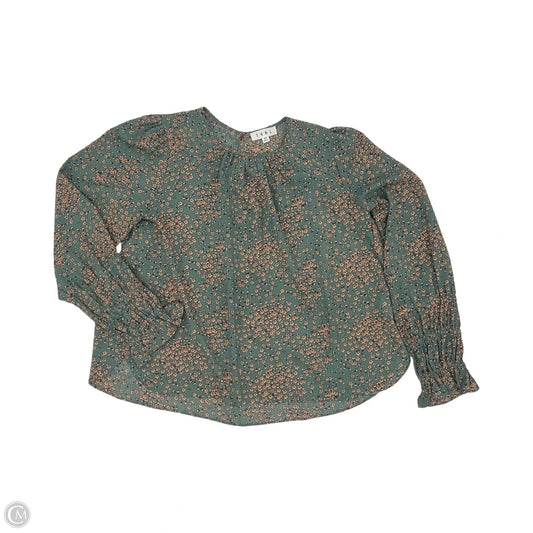 Blouse Long Sleeve By Thml In Floral Print, Size: Xs