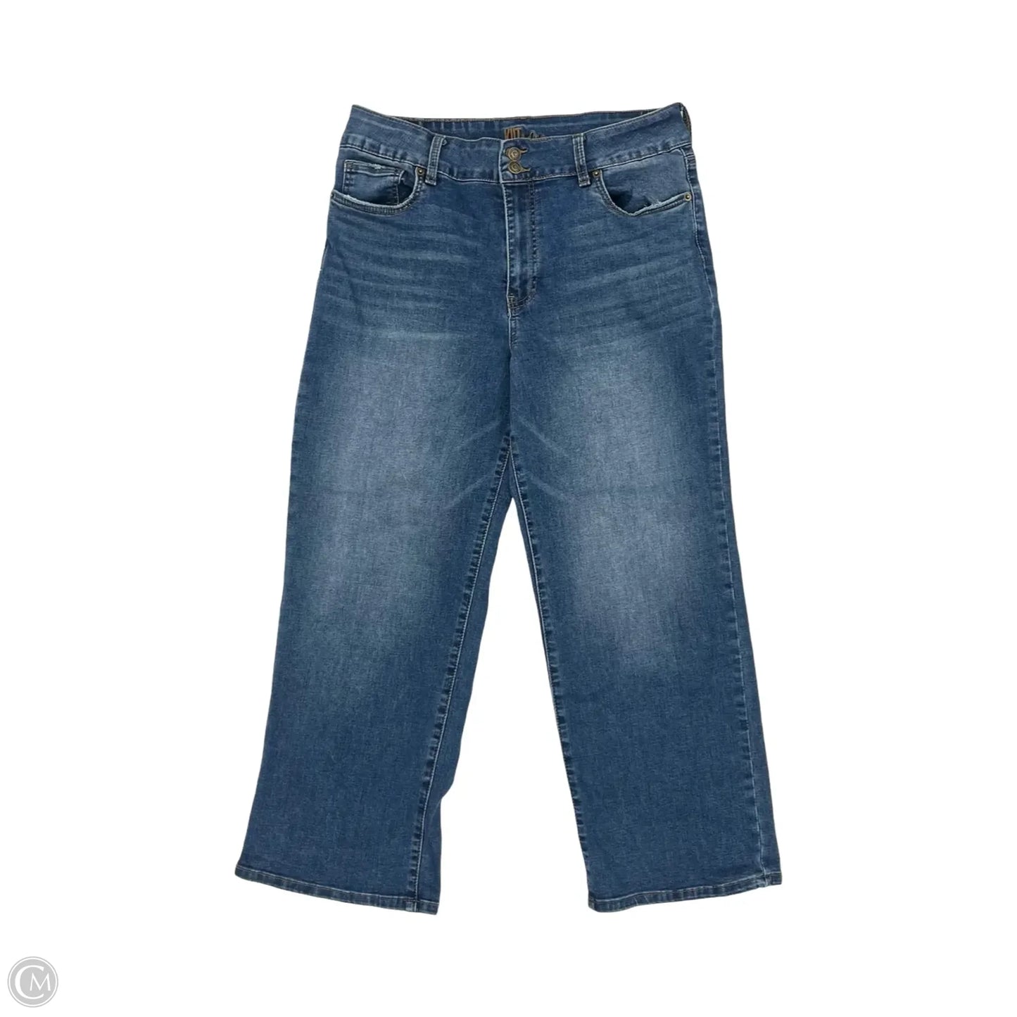 Jeans Wide Leg By Kut In Blue Denim, Size: 12