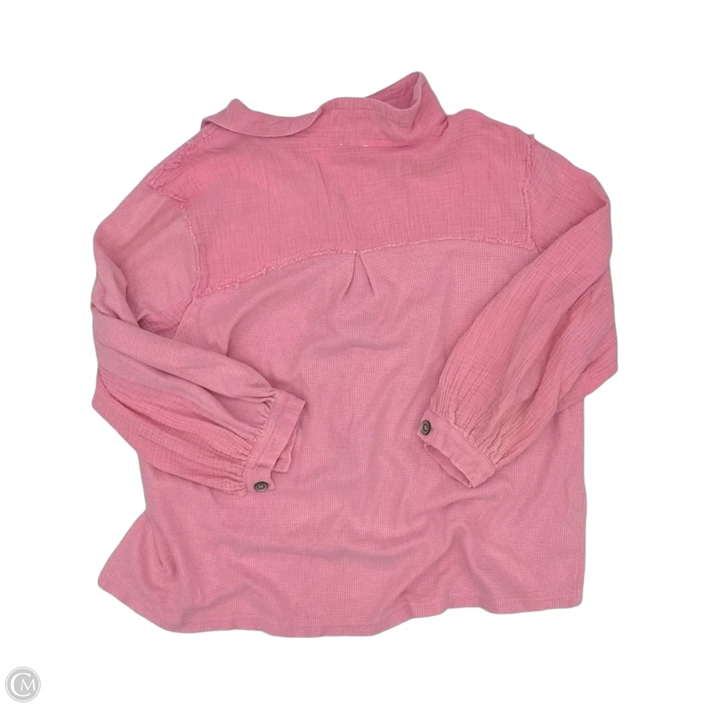 Top Long Sleeve By Pol In Pink, Size: M