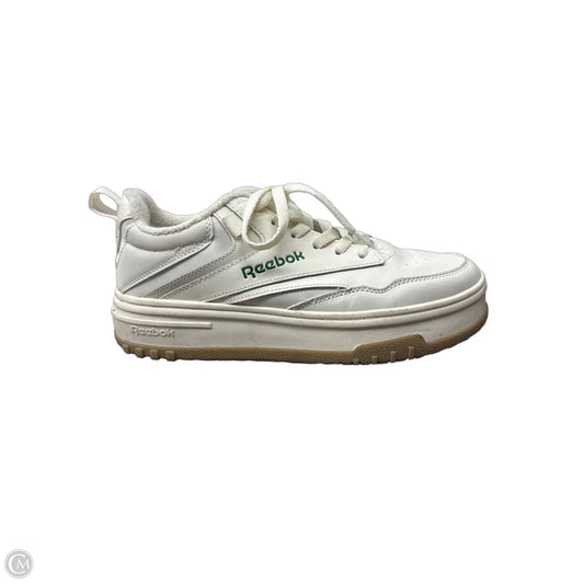 Shoes Sneakers By Reebok In Cream & Green, Size: 9