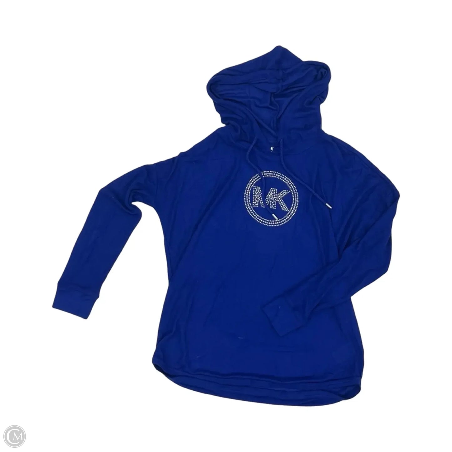 Top Long Sleeve Designer By Michael Kors In Blue, Size: S
