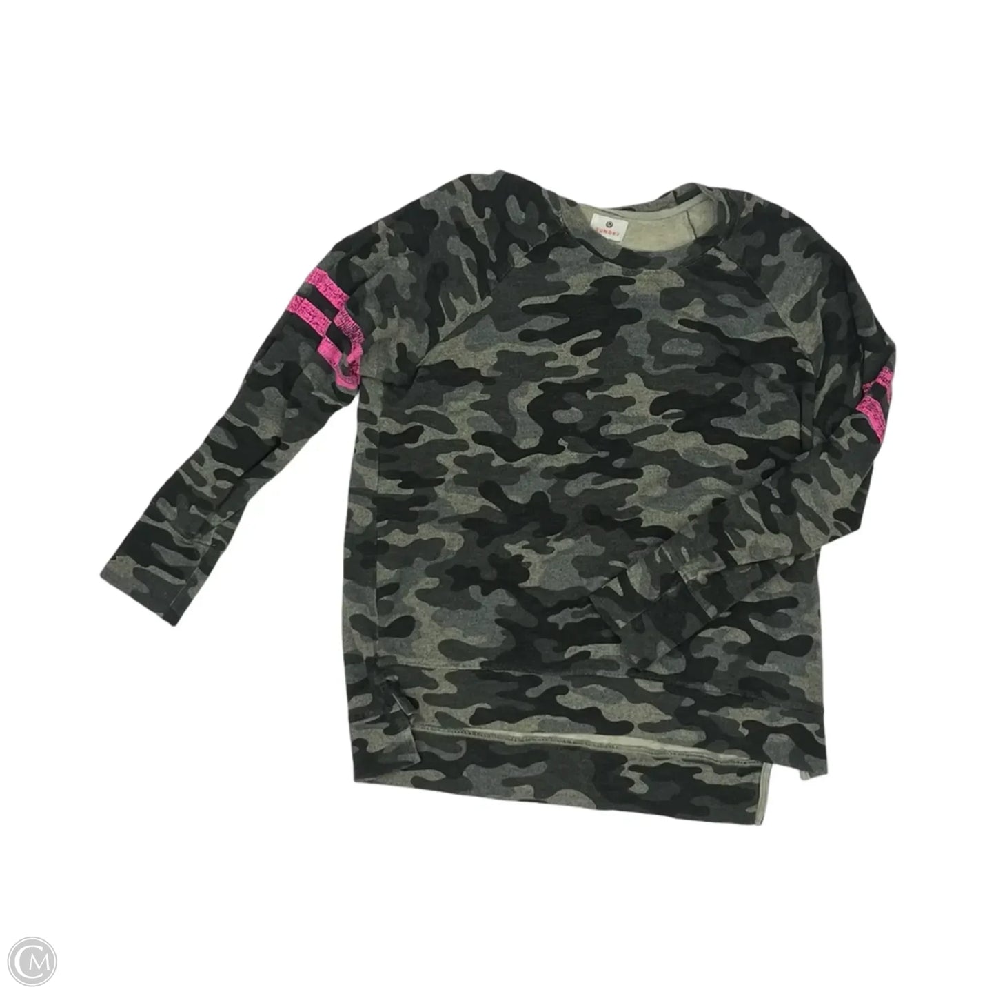 Top Long Sleeve By Sundry In Camouflage Print, Size: Xs