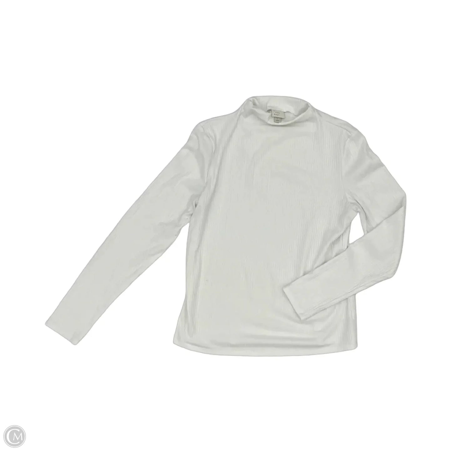 Top Long Sleeve By A New Day In White, Size: L