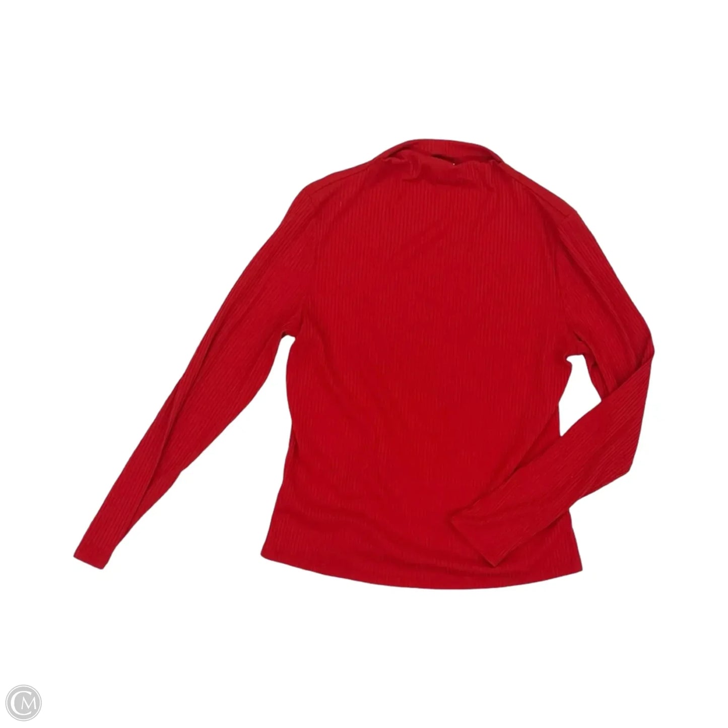 Top Long Sleeve By A New Day In Red, Size: L