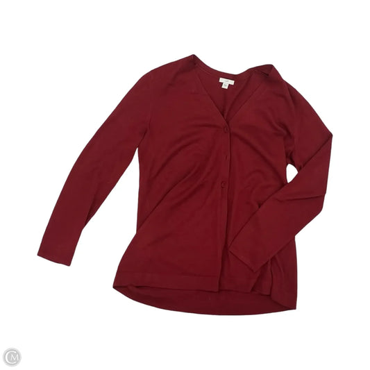 Cardigan By J. Jill In Red, Size: S