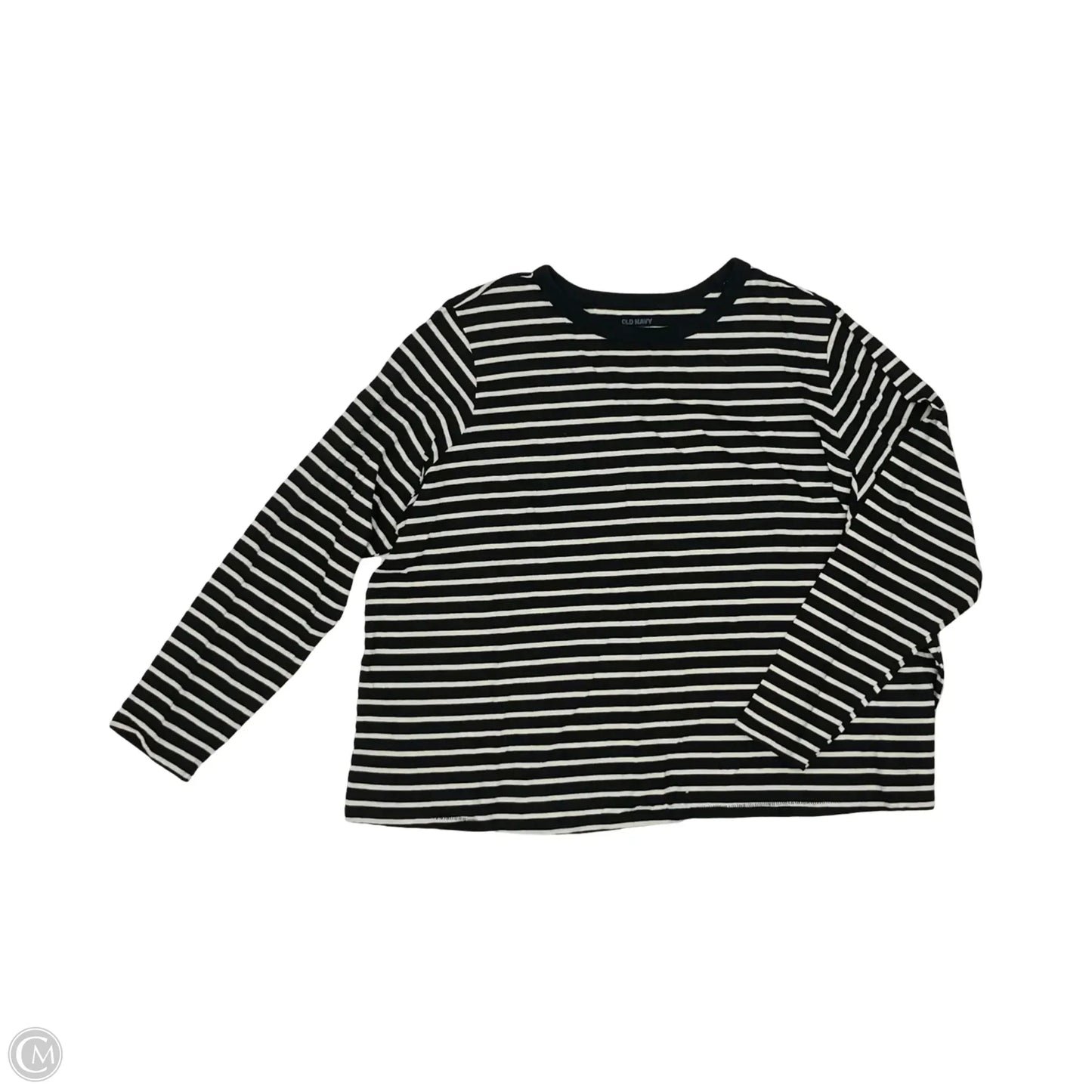 Top Long Sleeve By Old Navy In Striped Pattern, Size: 2x