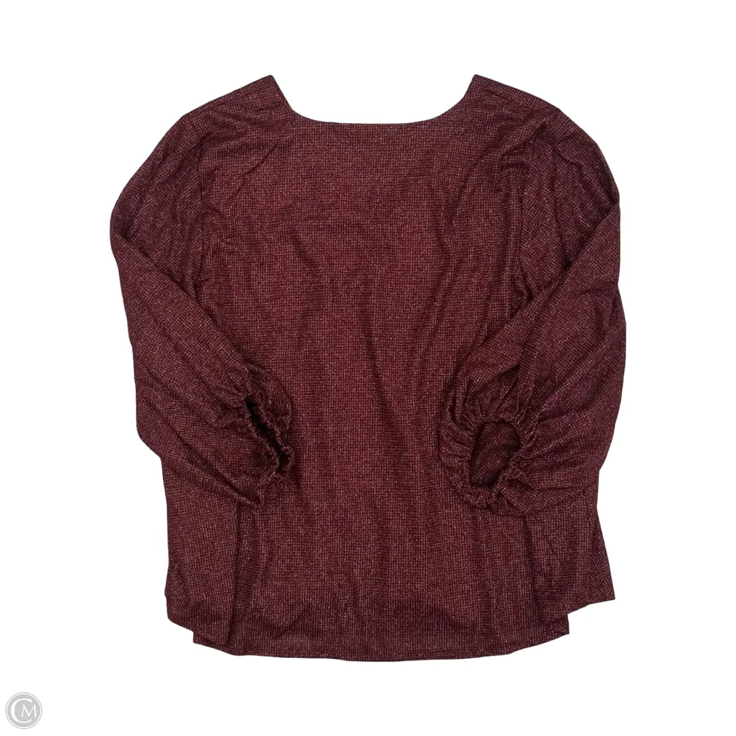 Blouse Long Sleeve By Maurices In Red, Size: 4x