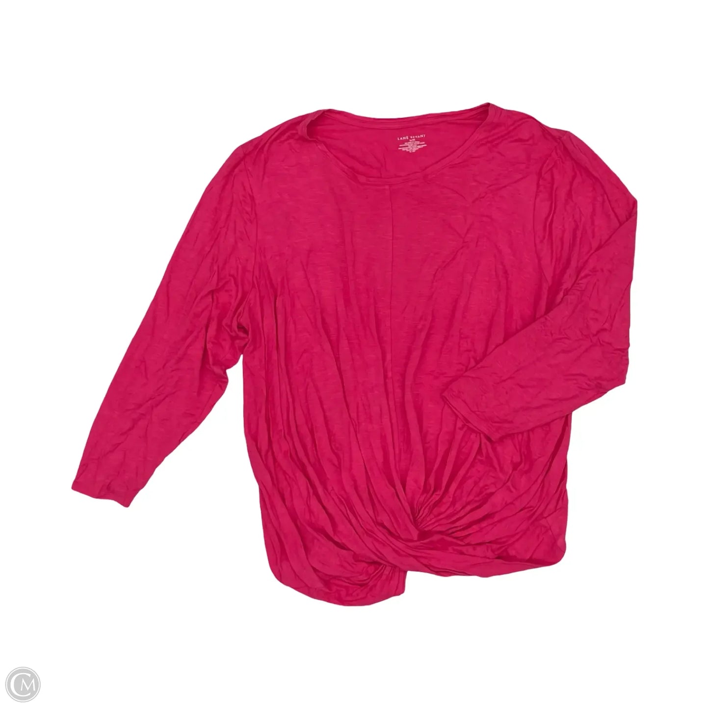 Top Long Sleeve By Lane Bryant In Pink, Size: 4x