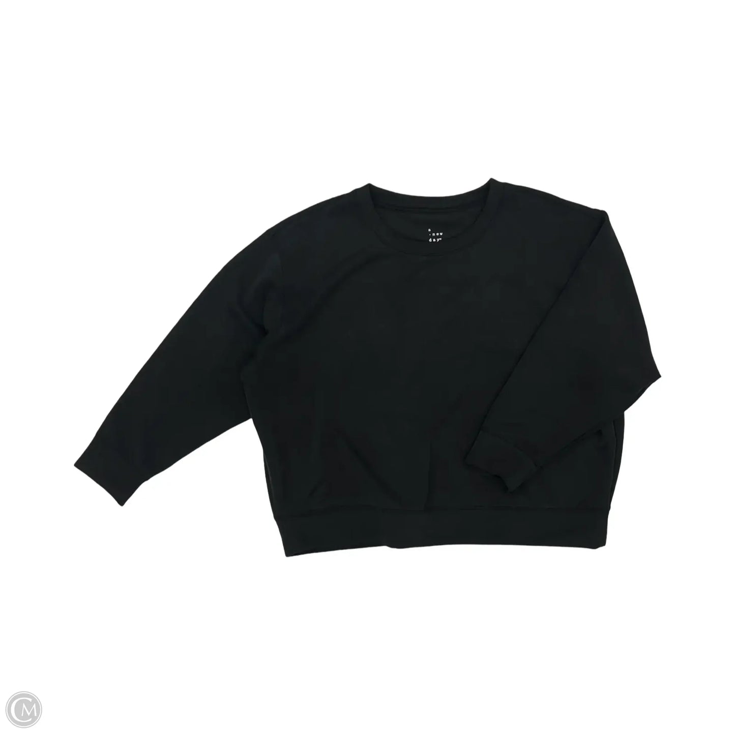 Top Long Sleeve By A New Day In Black, Size: Xxl