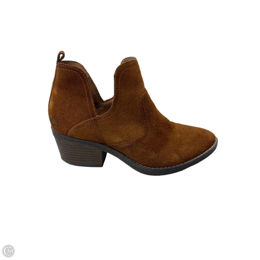 Boots Ankle Heels By Sonoma In Brown, Size: 8