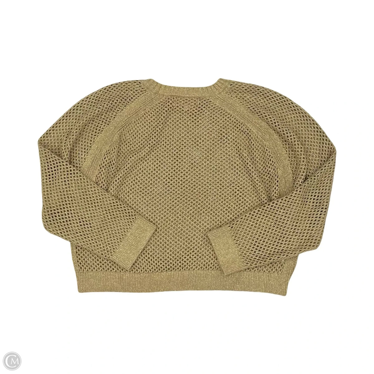Sweater By Loft In Gold, Size: Xl