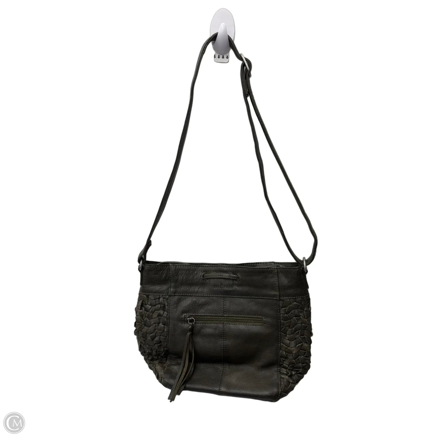 Crossbody Leather By Clothes Mentor, Size: Medium