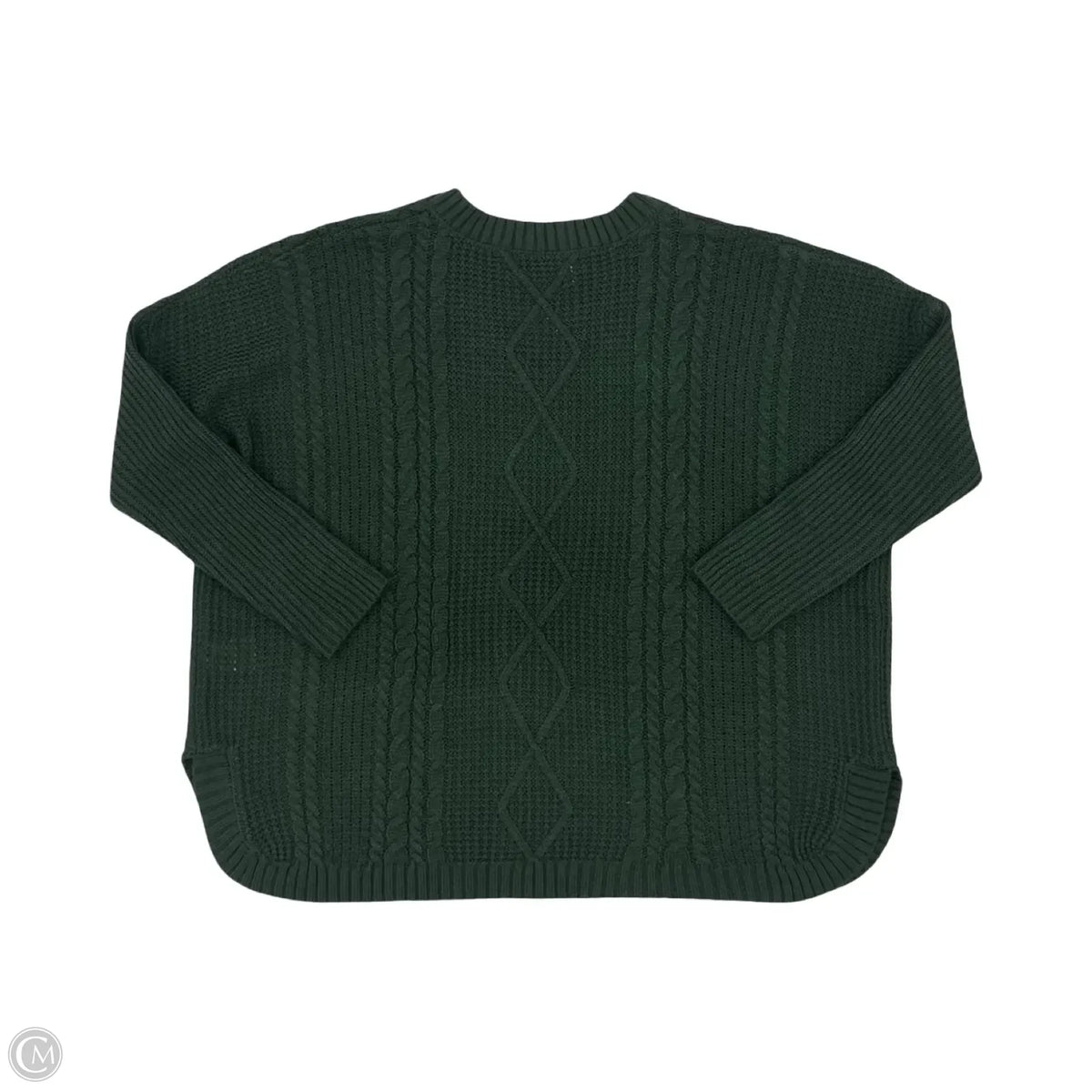 Sweater By Natural Reflections In Green, Size: L