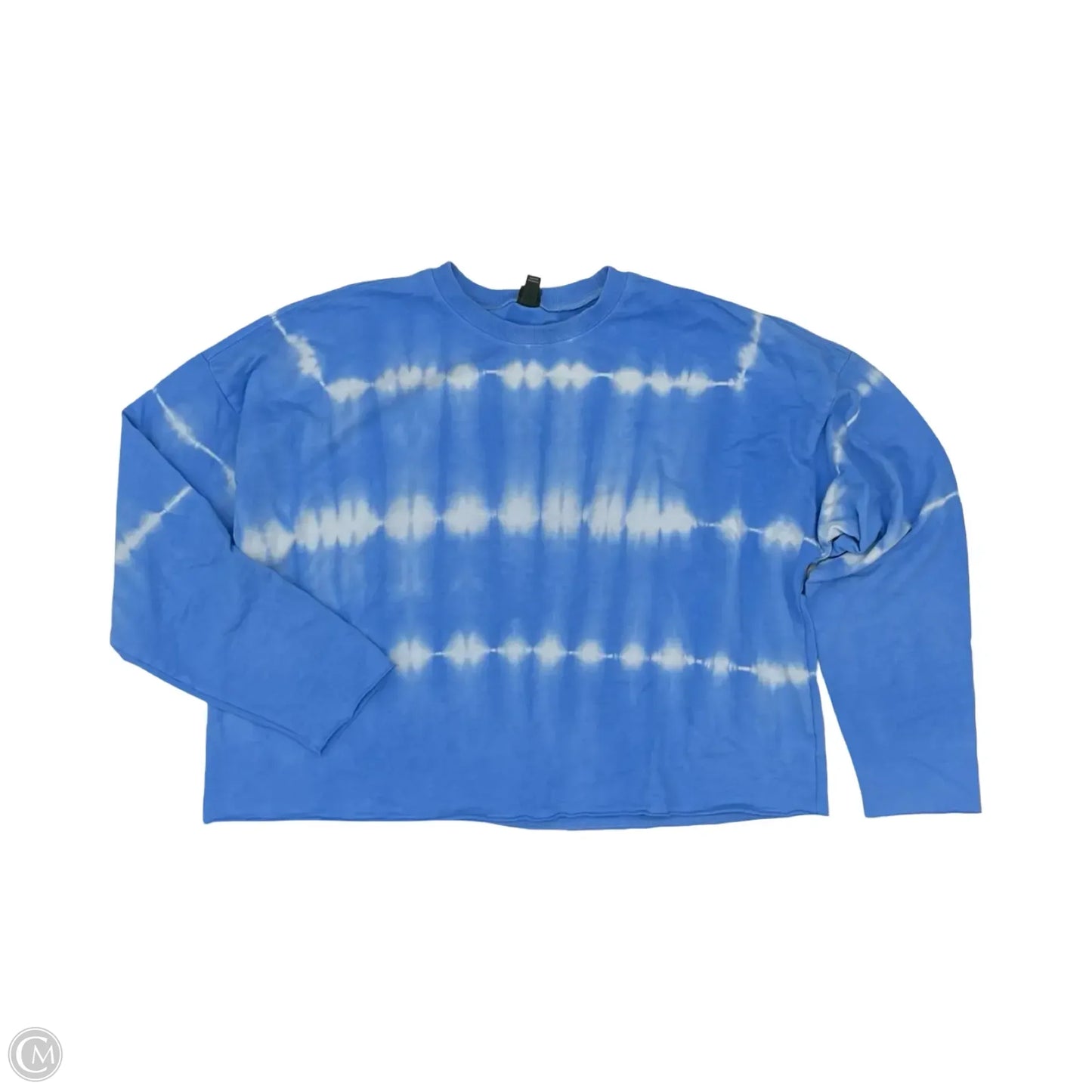 Top Long Sleeve By Wild Fable In Blue, Size: L