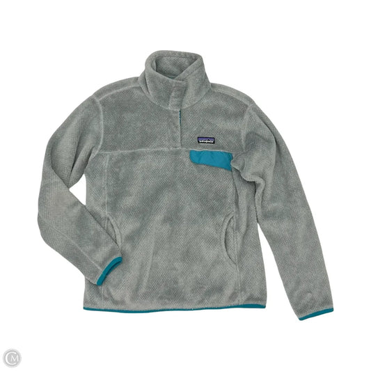 Athletic Fleece By Patagonia In Blue & Grey, Size: M