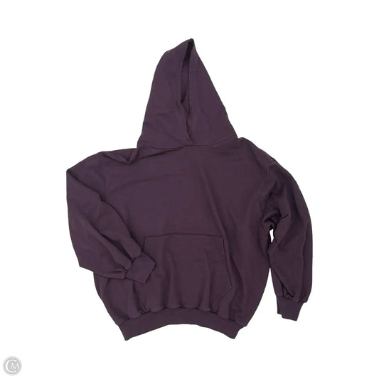 Sweatshirt Hoodie By Aerie In Purple, Size: L
