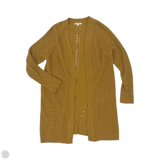 Sweater Cardigan By Maurices In Yellow, Size: L