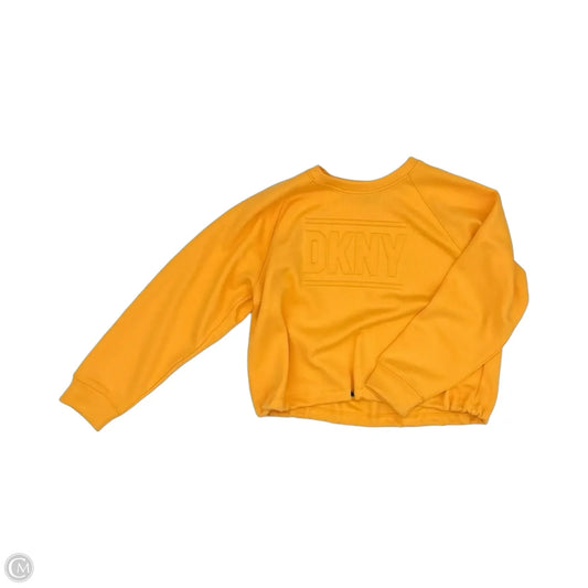Sweatshirt Crewneck By Dkny In Orange, Size: Xl