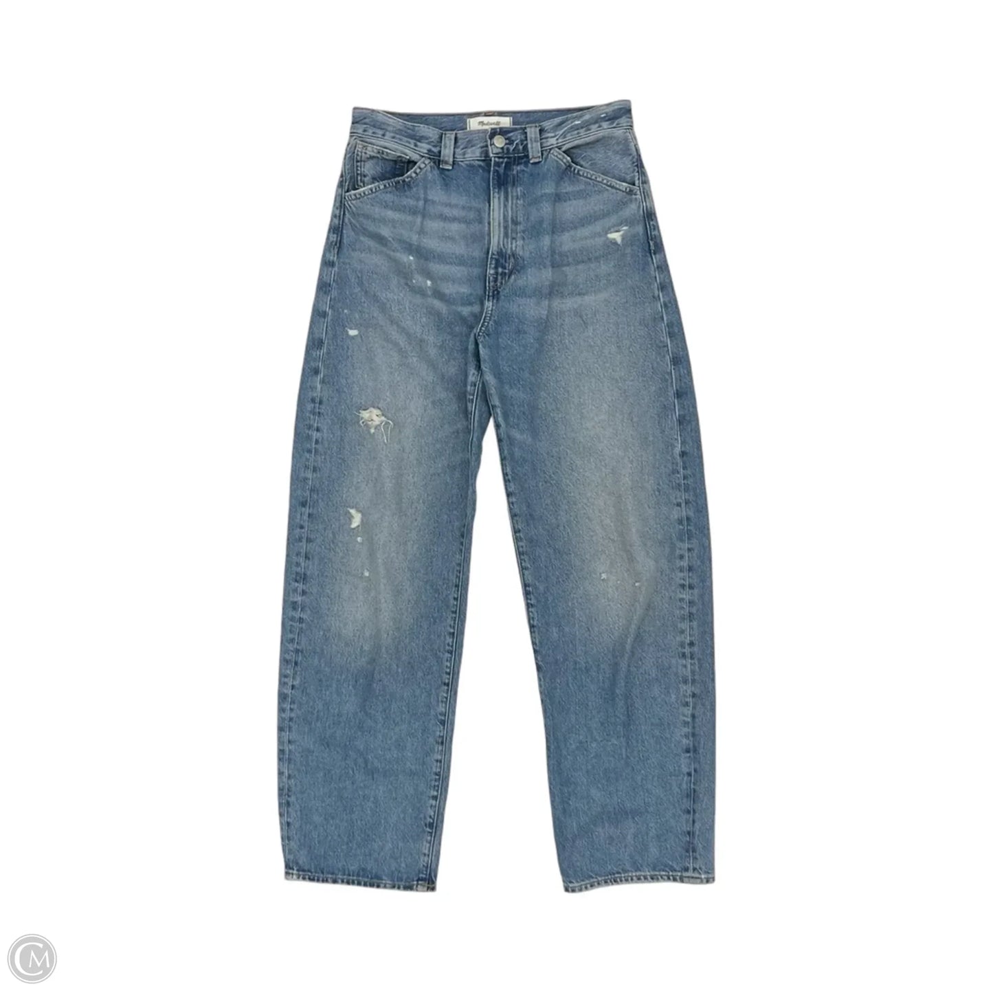 Jeans Straight By Madewell In Blue Denim, Size: 6