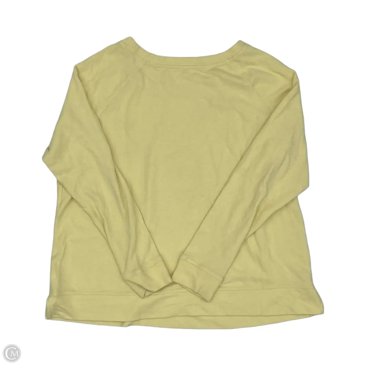 Top Long Sleeve By Maurices In Yellow, Size: 1x