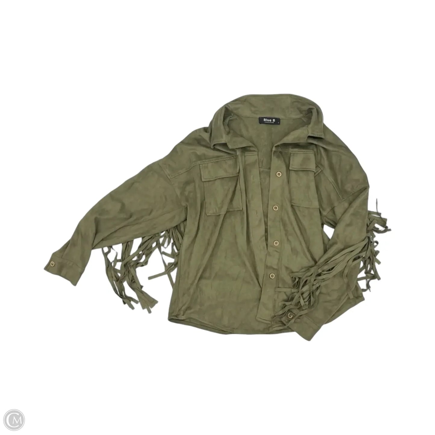 Jacket Other By Blue B In Green, Size: L