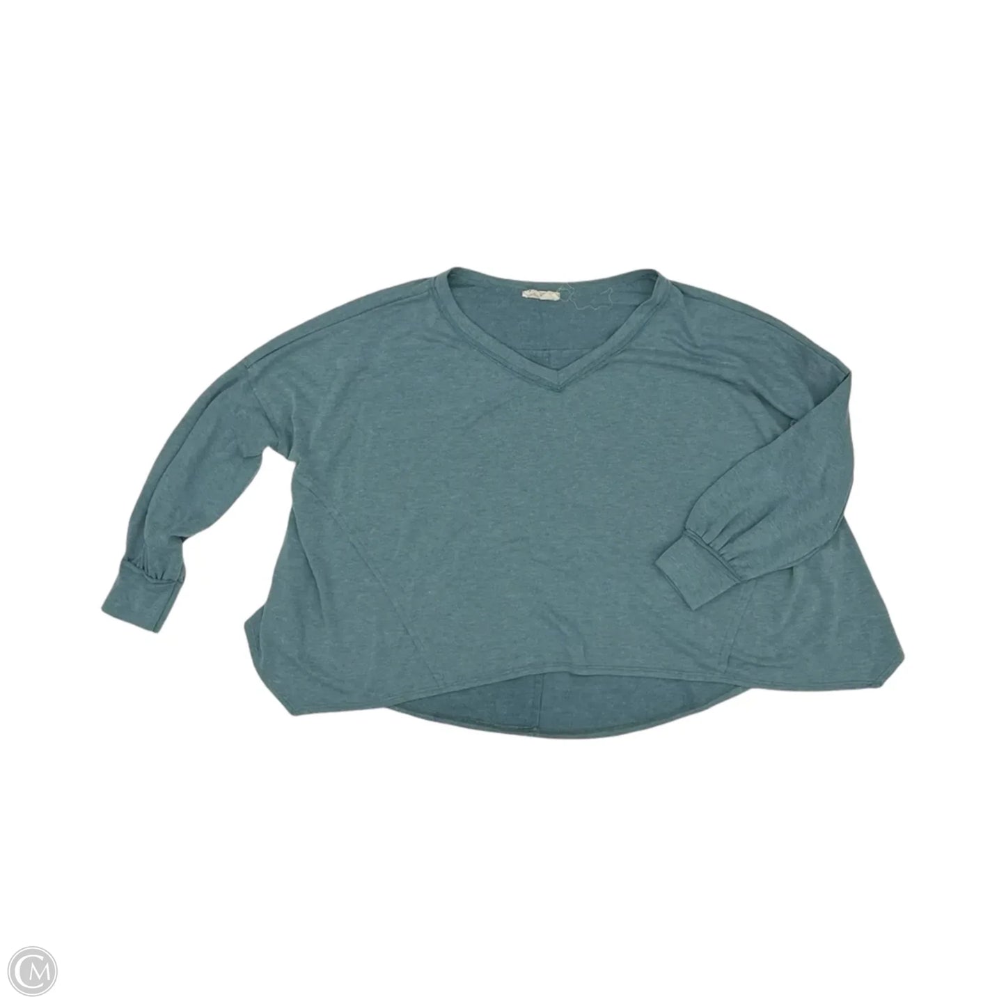 Top Long Sleeve By Dress Up In Green, Size: S