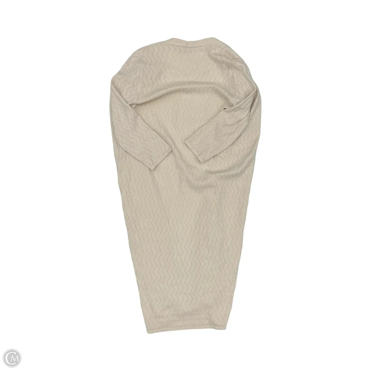 Cardigan By Tahari In Tan, Size: M