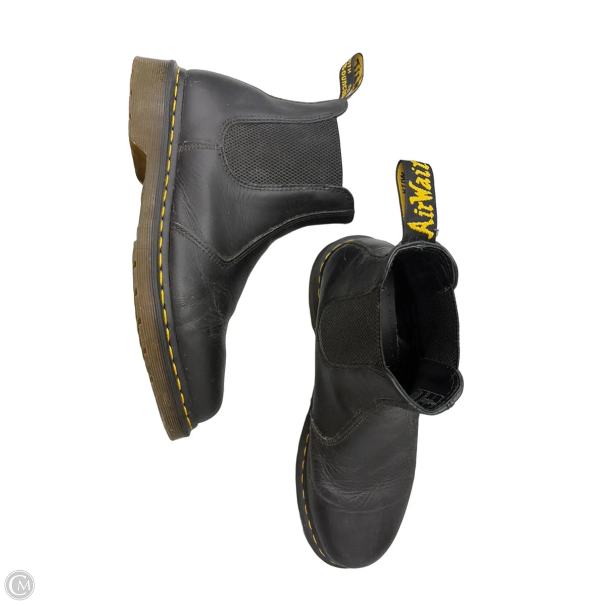 Boots Leather By Dr Martens In Black, Size: 11