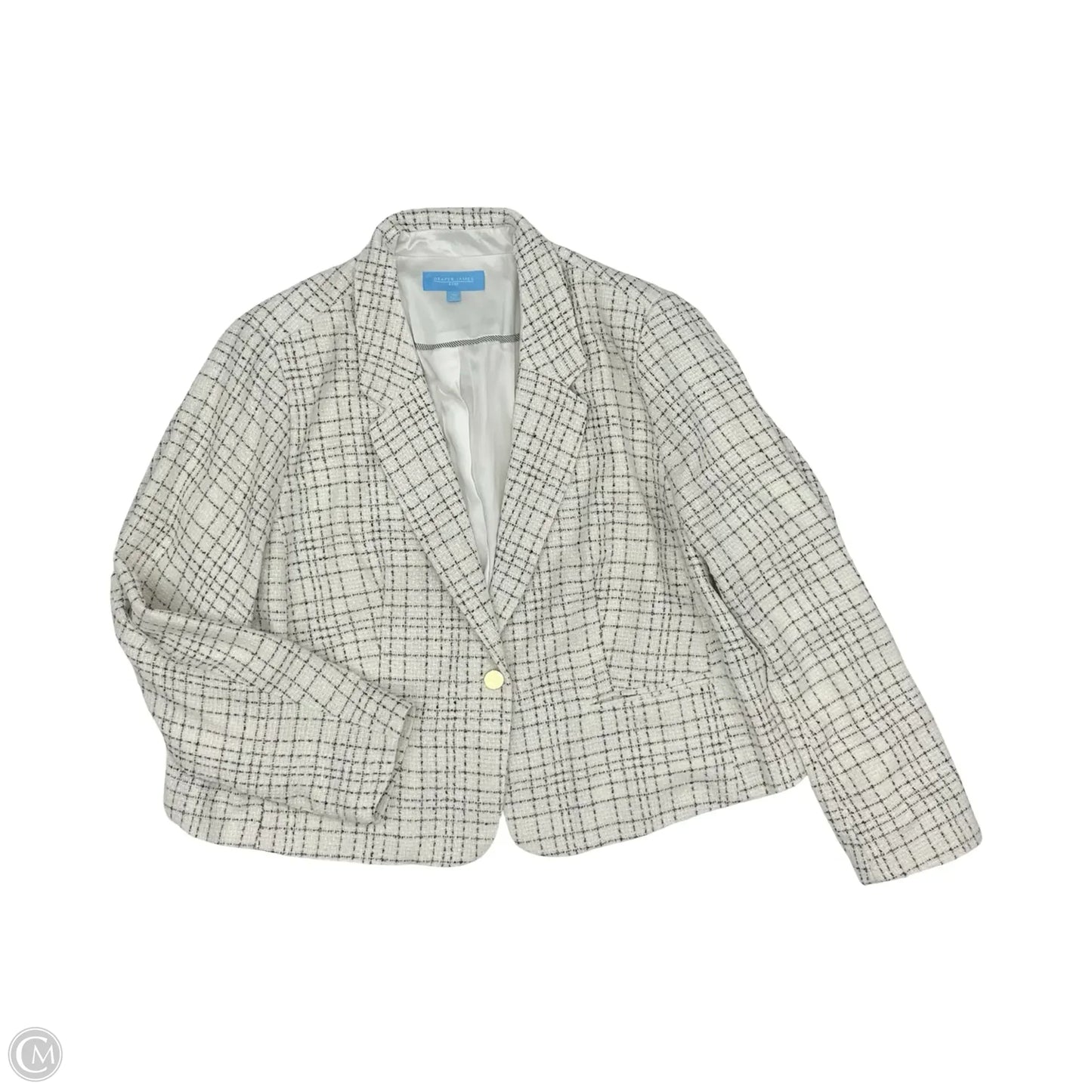 Blazer By Draper James In Black & Cream, Size: 3x