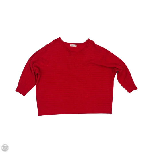 Sweater By 89th And Madison In Red, Size: 2x