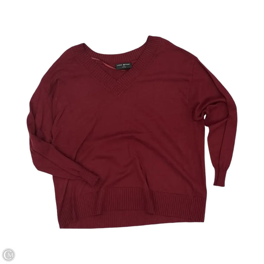 Sweater By Lane Bryant In Red, Size: 1x