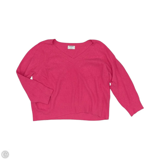 Sweater By Old Navy In Pink, Size: Xl