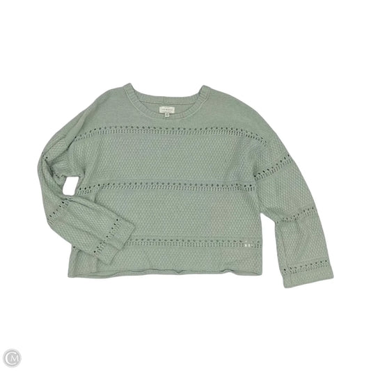 Sweater By Lucky Brand In Green, Size: L