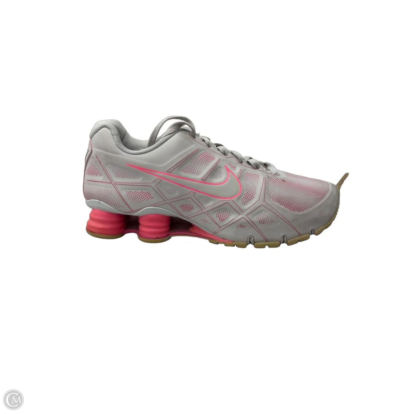 Shoes Athletic By Nike In Grey & Pink, Size: 9.5