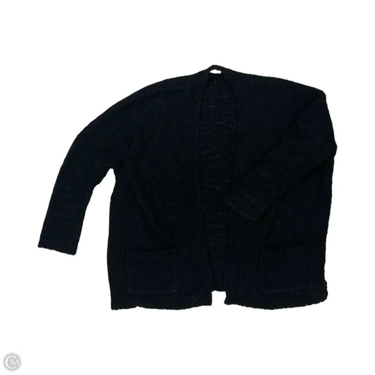 Sweater Cardigan By Cupio In Black, Size: 1x