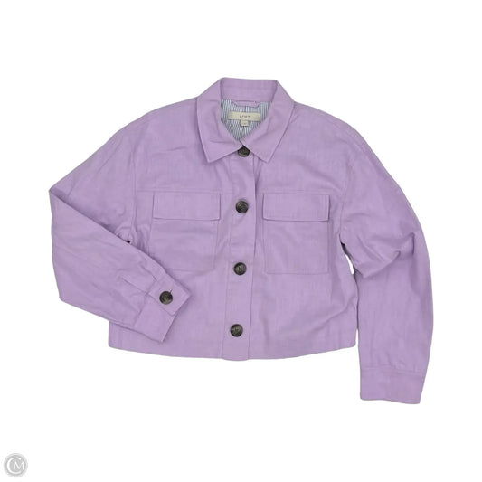 Jacket Other By Loft In Purple, Size: S