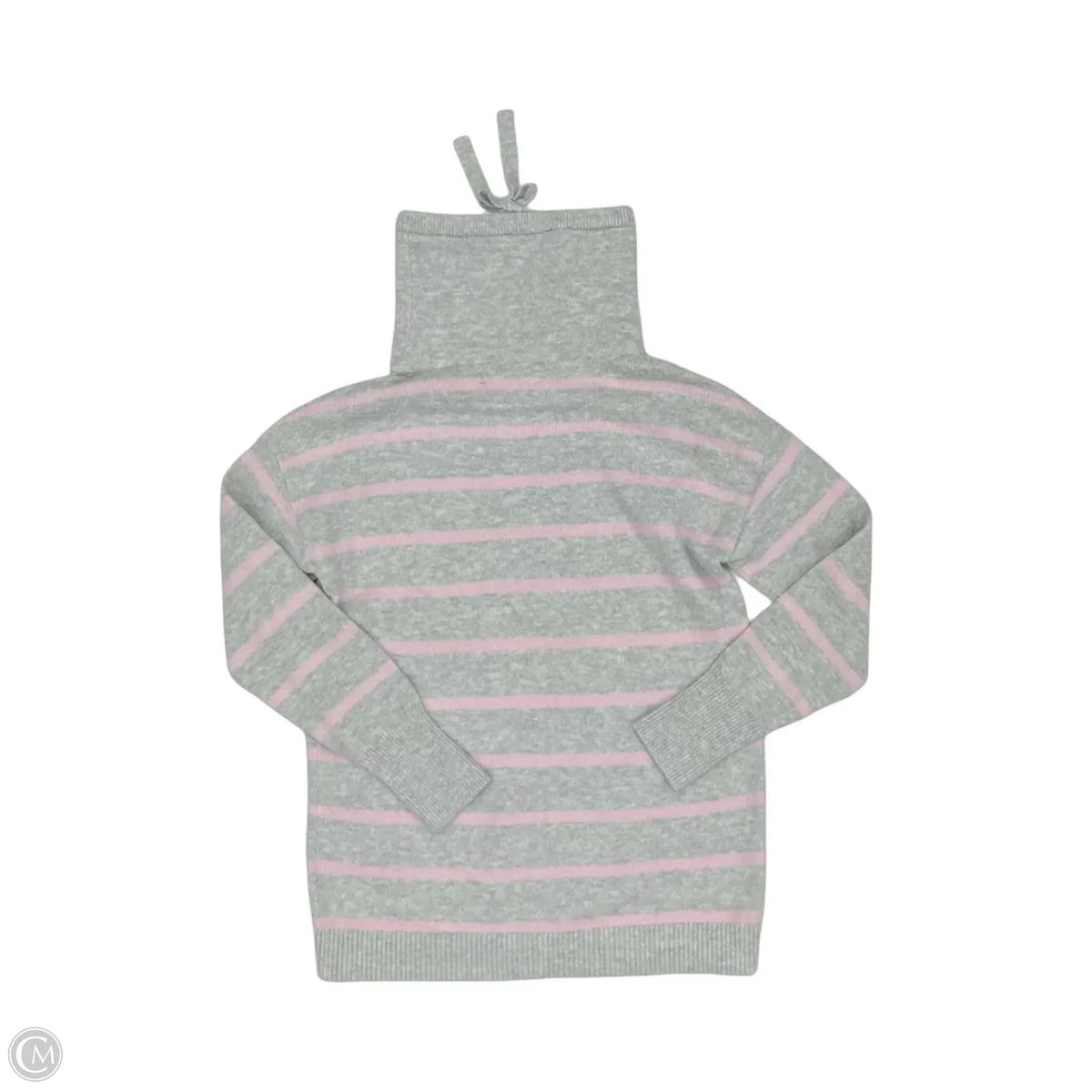 Sweater By Loft In Grey & Pink, Size: S
