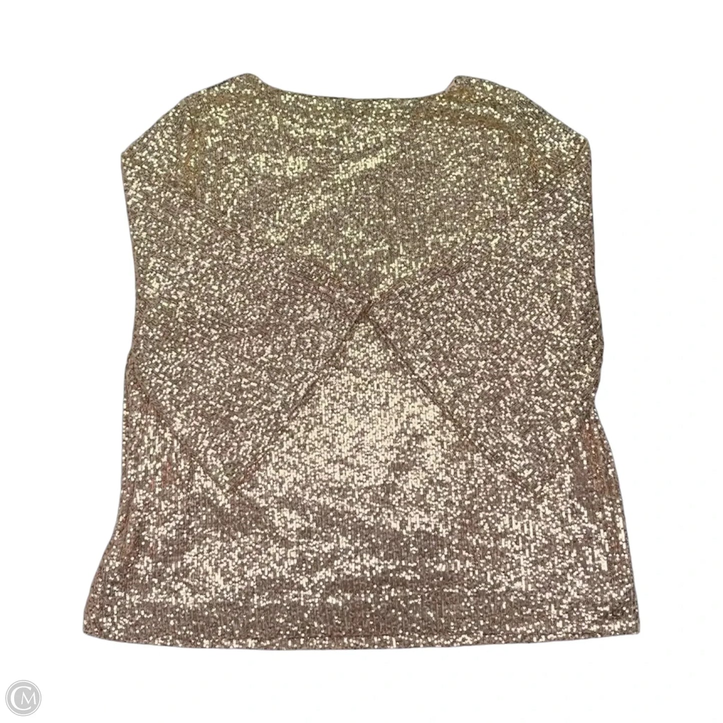 Blouse Long Sleeve By Chicos In Rose Gold, Size: Xxl