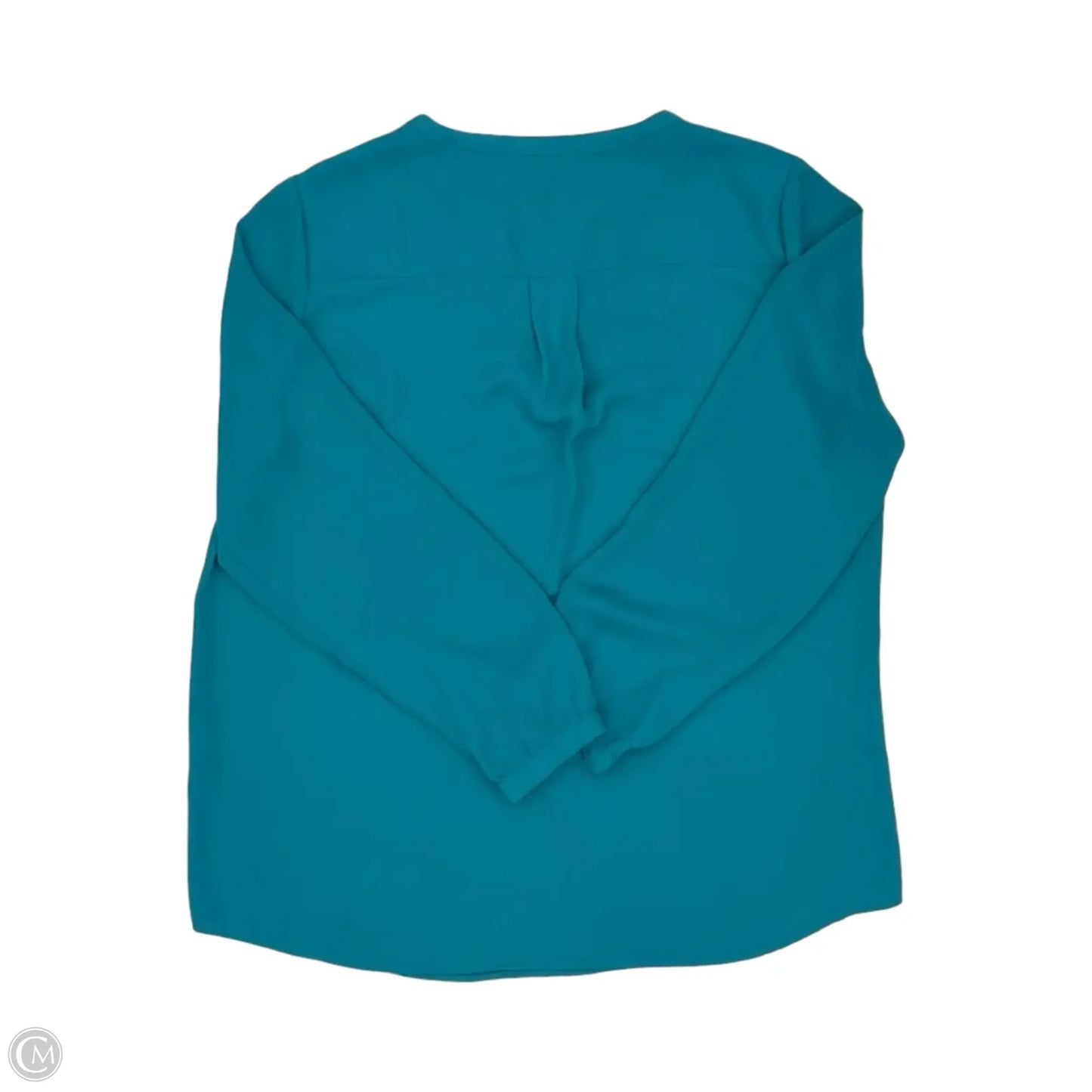 Blouse Long Sleeve By Adrianna Papell In Green, Size: M