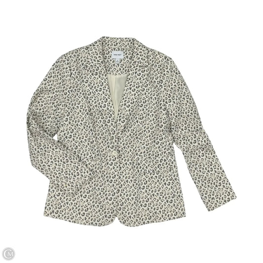Blazer By Nine West In Leopard Print, Size: M