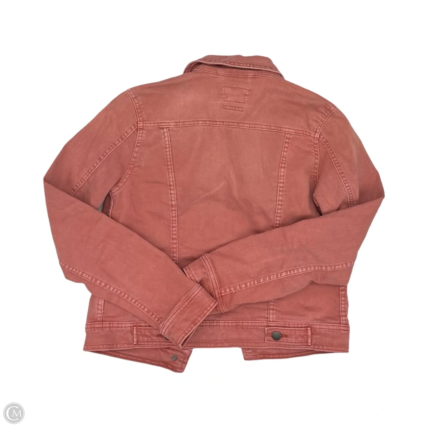 Jacket Denim By Universal Thread In Red Denim, Size: Xs