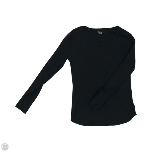 Top Long Sleeve By Old Navy In Black, Size: S