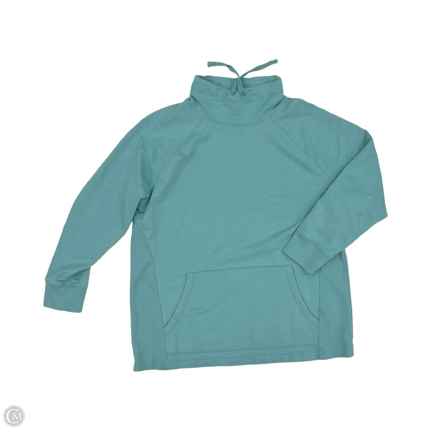 Top Long Sleeve By Time And Tru In Green, Size: L