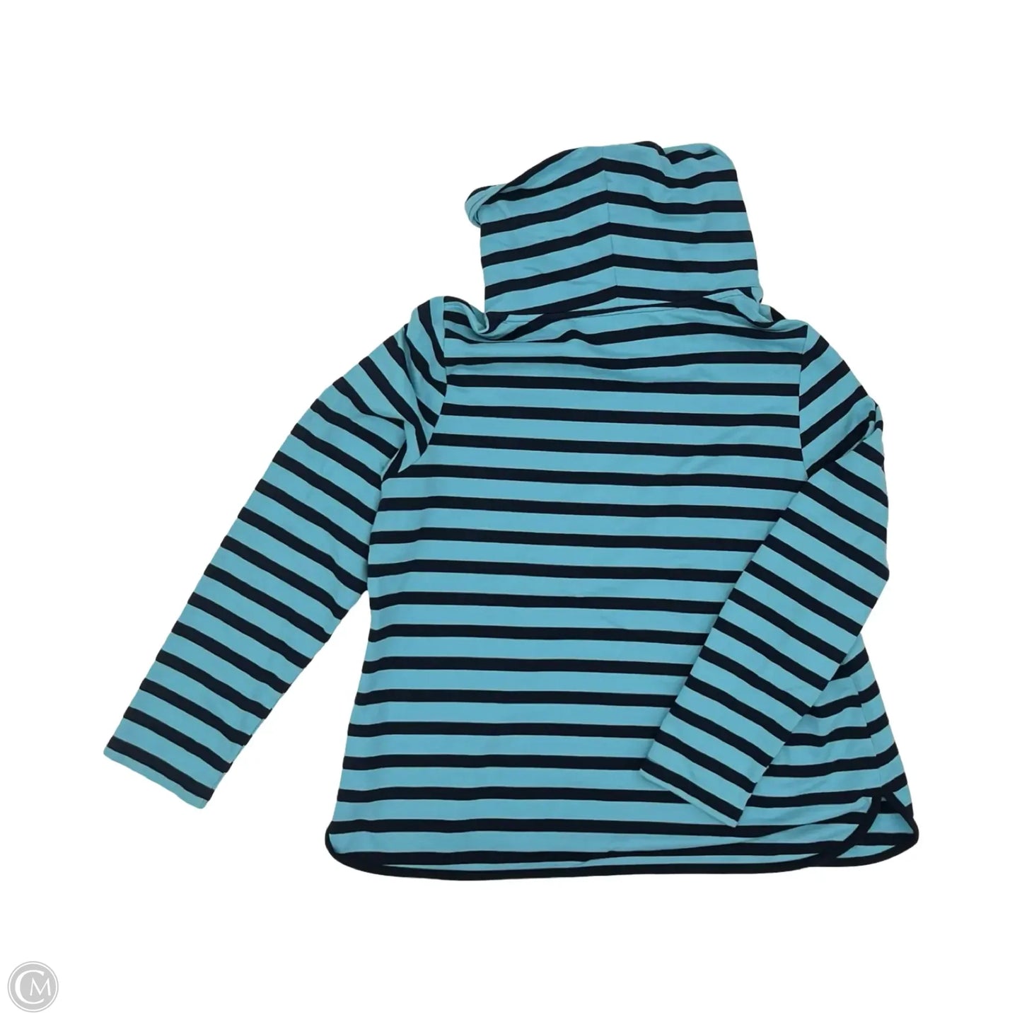 Top Long Sleeve By Croft And Barrow In Striped Pattern, Size: Xl