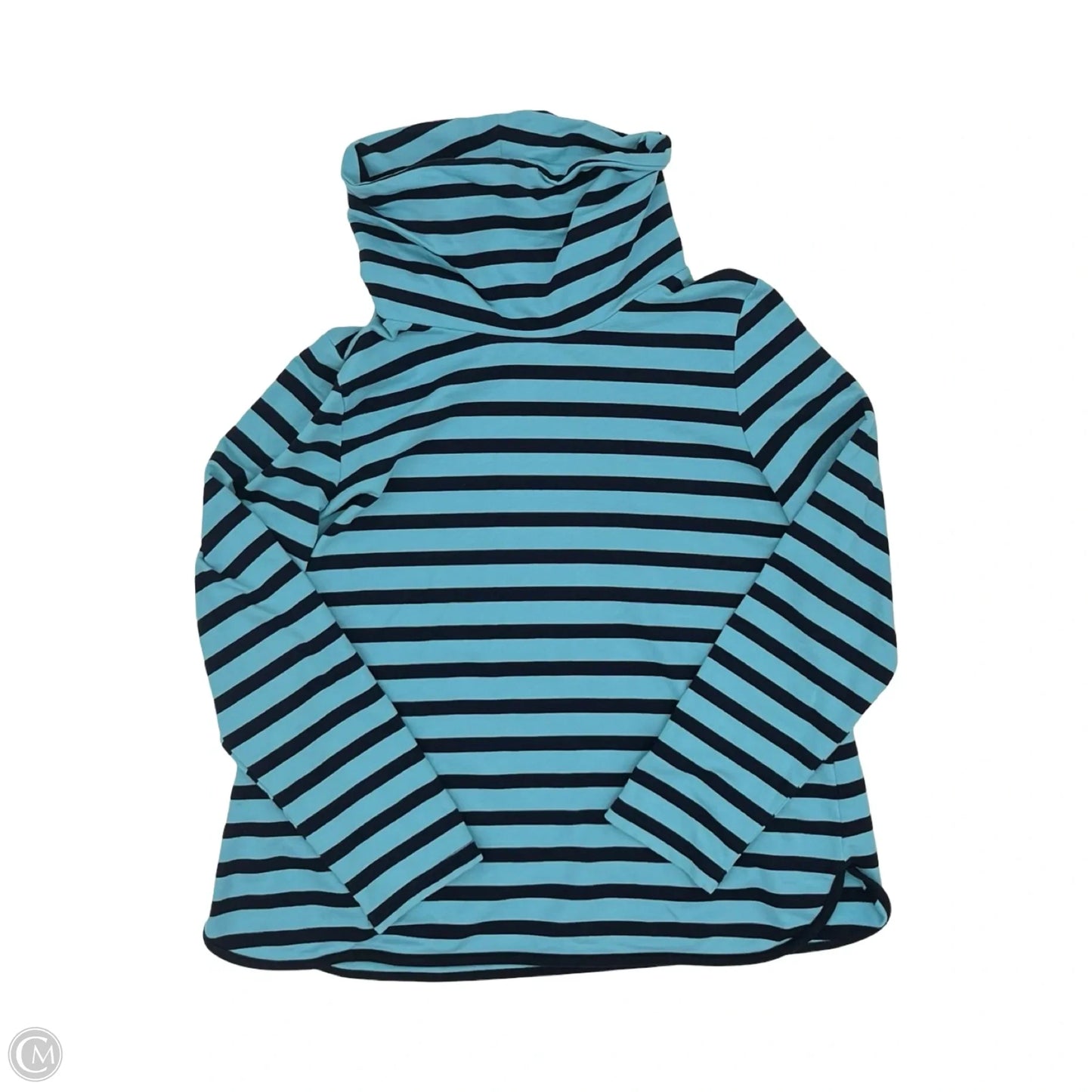 Top Long Sleeve By Croft And Barrow In Striped Pattern, Size: Xl