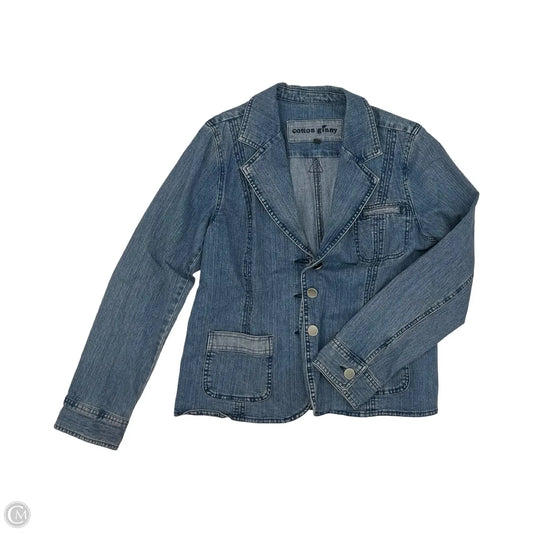 Jacket Denim By Cme In Blue Denim, Size: L