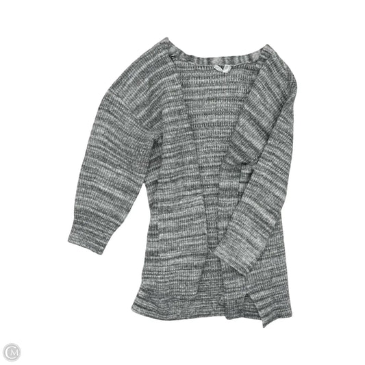 Sweater Cardigan By Time And Tru In Grey, Size: Xxl