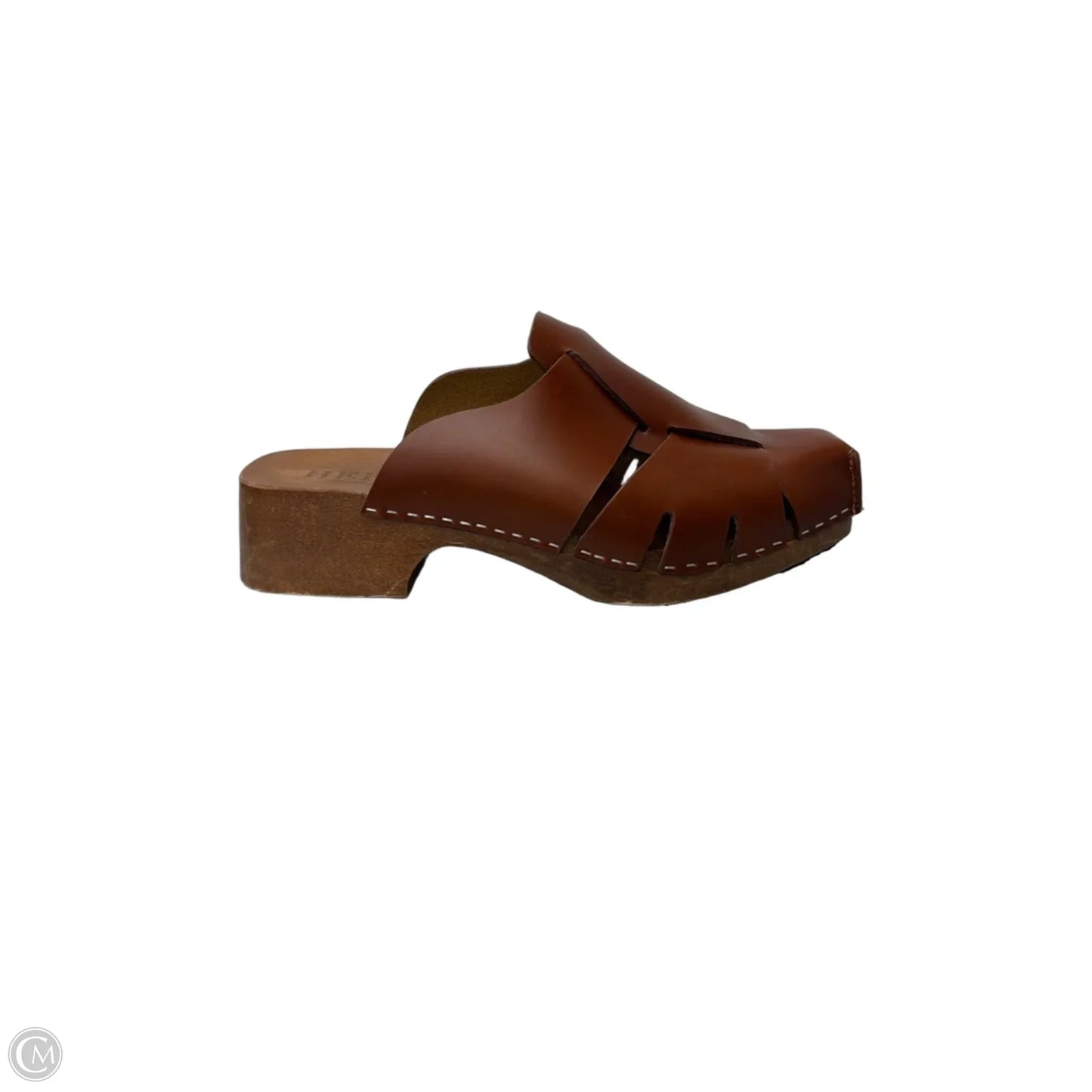 Shoes Heels Block By Cma In Brown, Size: 7.5