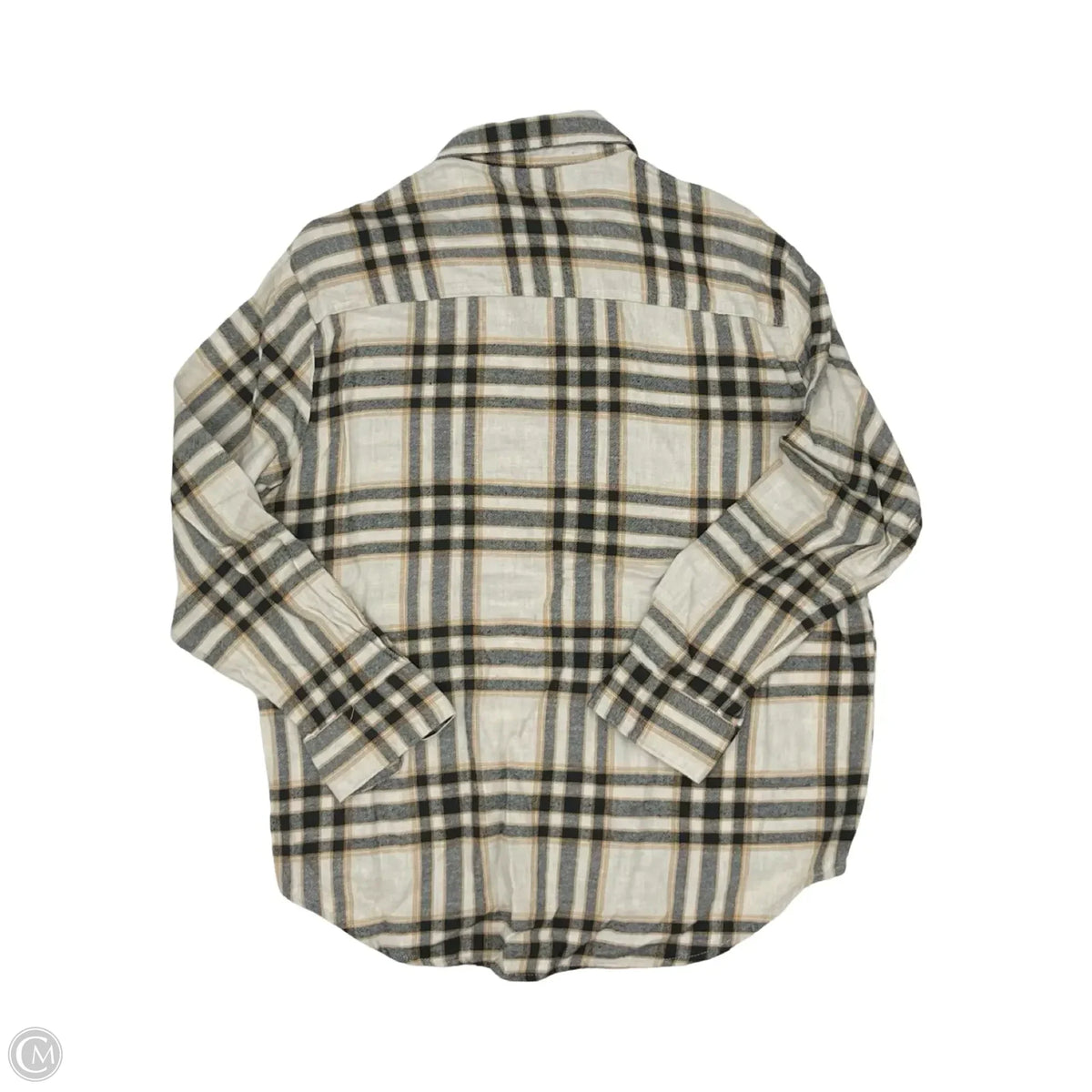 Top Long Sleeve By Old Navy In Black & Brown, Size: M